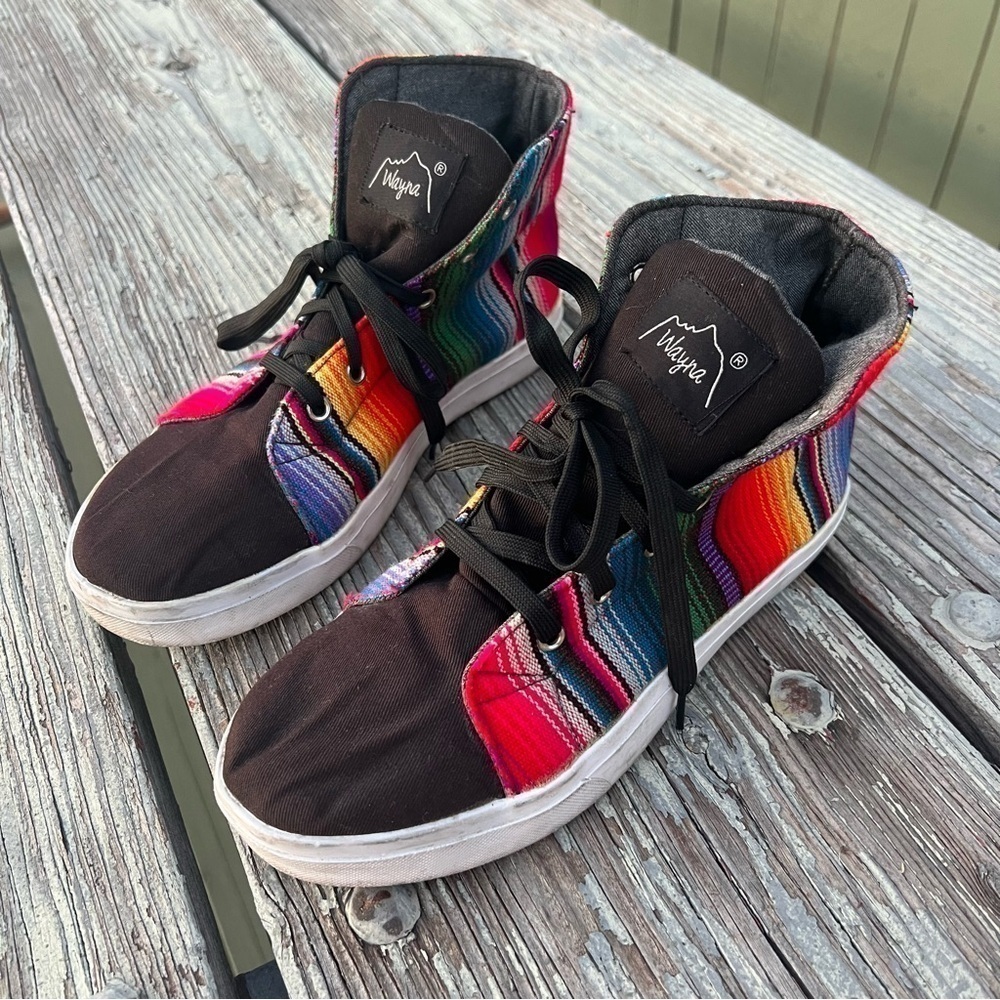 Corazón Norteño |Authentic North Argentine Style Unisex Multicolor Canvas Shoes